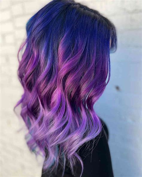 Blue and Purple Ombre Hair: A Vision in Vibrant Hues