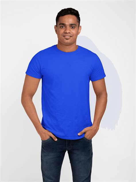 Blue t-shirt: