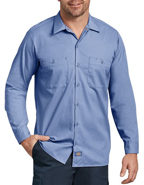 Blue work shirt: