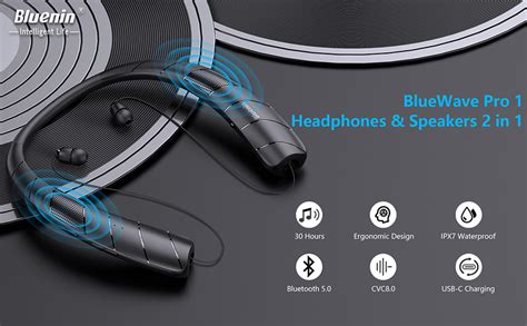 Bluenin Bluetooth Headphone Wireless Smartphone Doc