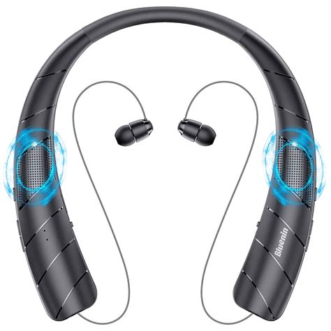 Bluetooth Headphones Cancelling Retractable Sweatproof Reader