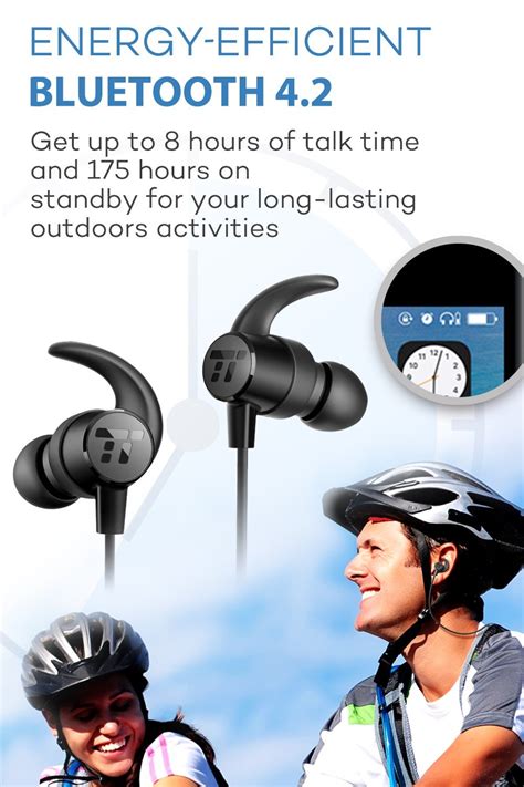 Bluetooth Headphones TaoTronics Cancelling Sweatproof Doc