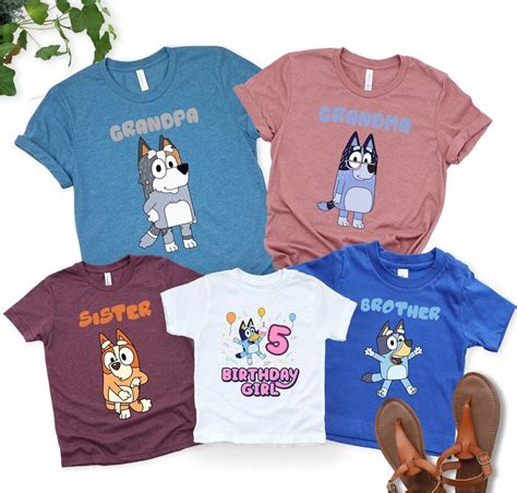 Bluey Birthday Shirts: The Perfect Way to Celebrate Your Child's Special Day