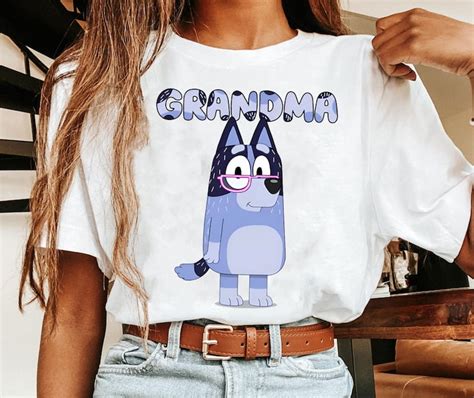 Bluey Grandma Shirt: A Fashionable Tribute to the Beloved Show