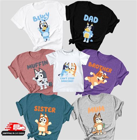 Bluey T-Shirts for Adults: A Colorful Expression of Childhood and Family