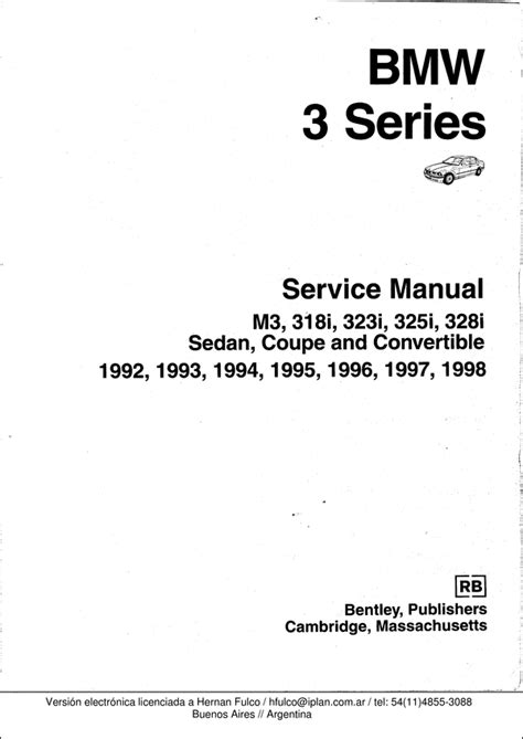 Bmw 318i Se Workshop Manual Ebook Reader