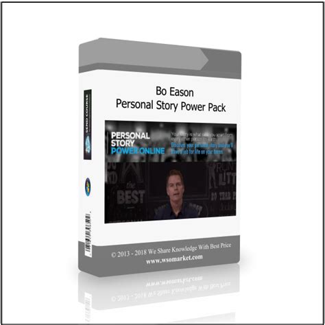 Bo Eason - Personal Story Power Pack [7MP3   1 MP4   2 PDF] Epub