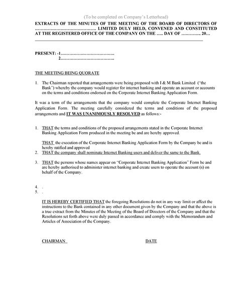 Board Resolution 4 Epub