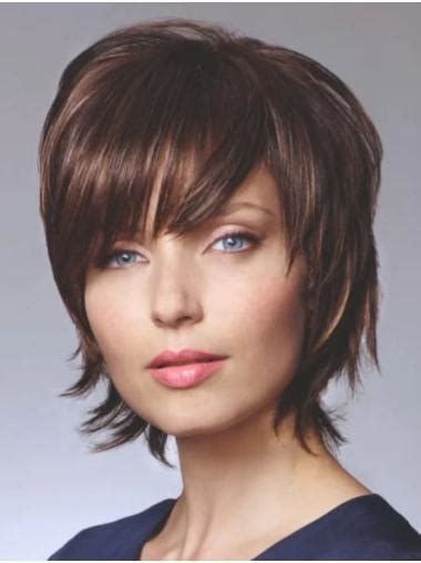 Bob Style Wigs Straight Synthetic 8" Capless Wigs