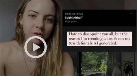 Bobbi Althoff AI Video Watch: 50,000+ Views and Counting