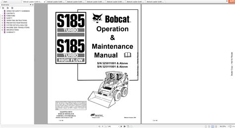 Bobcat S185 Manual Ebook Reader