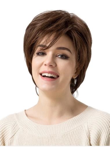 Bobs Brown Straight Short 8" Human Hair Wigs Shops