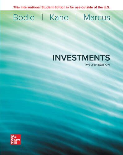 Bodie Kane Marcus Investments Solutions PDF Kindle Editon