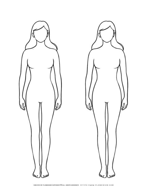 Body Template Woman