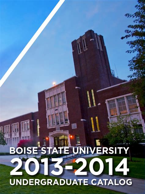 Boise State University Catalog