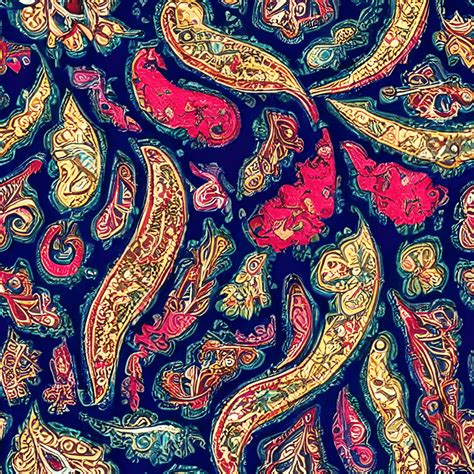 Bold Paisley Pattern: