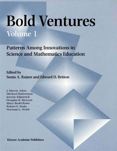 Bold Ventures, Vol. 1 Patterns Among Innovations in Science 1st Edition PDF