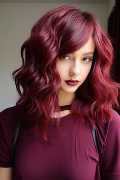 Bold and Enchanting: Embracing the Allure of Burgundy Maroon Hair