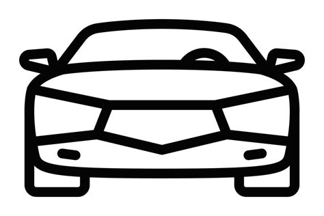 Bold and simplified outline: