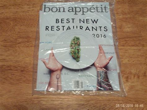 Bon Appetit Magazine September 2016 Best Restaurants 2016 Issue PDF