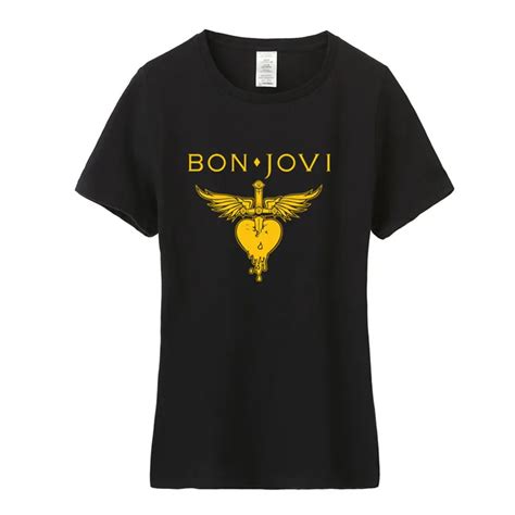 Bon Jovi T-Shirts for Ladies: Elevate Your Style with Timeless Rock and Roll Vibes