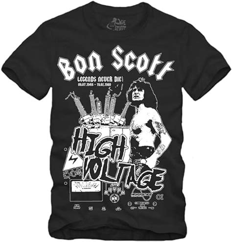 Bon Scott T-shirt: A Legacy of Rock 'n' Roll Rebellion