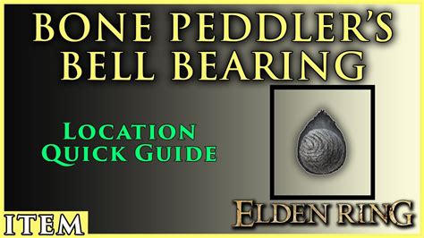 Bone Peddler's Bell Bearing: The Essential Guide to Unlocking Hidden Treasures