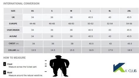 Boohoo Man Size Chart