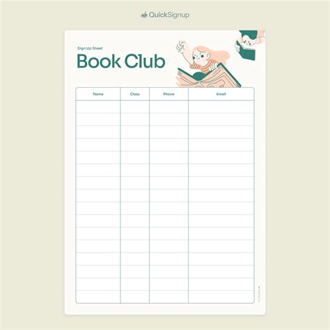 Book Club Template