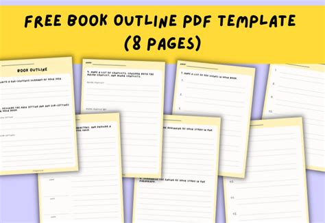 Book Outline Template Free