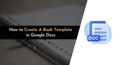 Book Template Google Docs