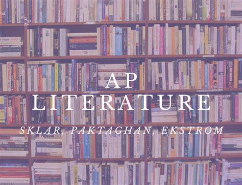 Books for AP Literature: Exploring the Canon and Beyond