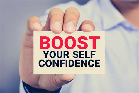 Boost your confidence