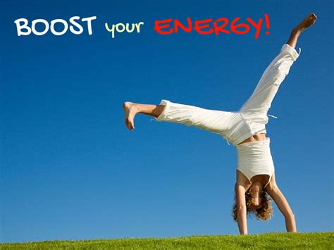 Boosts energy levels: