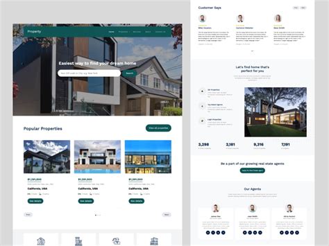 Bootstrap 4 Real Estate Agent Portfolio Template Free