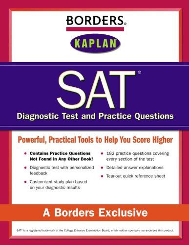 Borders SAT Diagnostic Tests and Practice Questions Kindle Editon