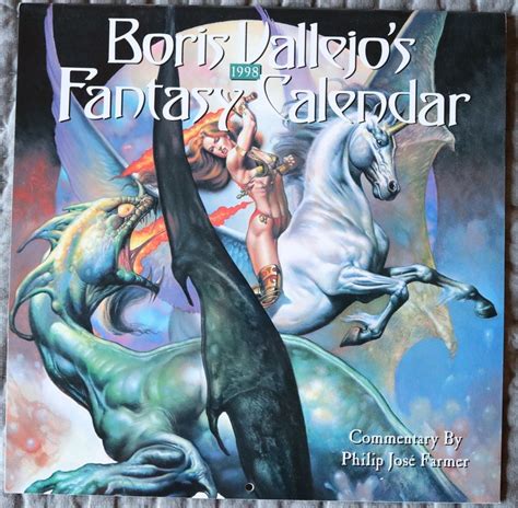 Boris Vallejo s Fantasy Calendar 1998 Epub