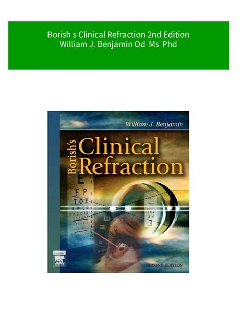 Borish.s.Clinical.Refraction.2nd.Edition Ebook Epub