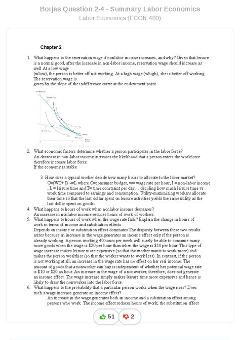 Borjas Labor Economics Review Question Answers Ebook Doc