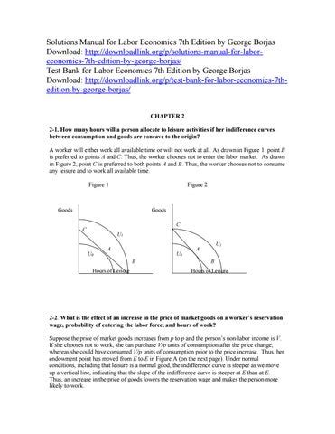 Borjas labor economics chapter solutions PDF Reader