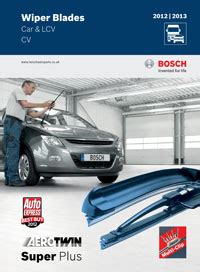 Bosch Wiper Catalogue