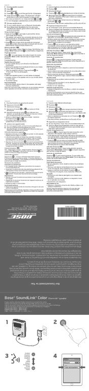 Bose Bluetooth Color Speaker User Manual Ebook PDF