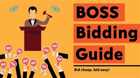 Boss Bidding: A Comprehensive Guide for SMUs