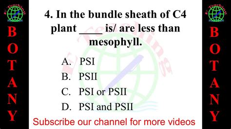 Botany Mcq With Answers Reader