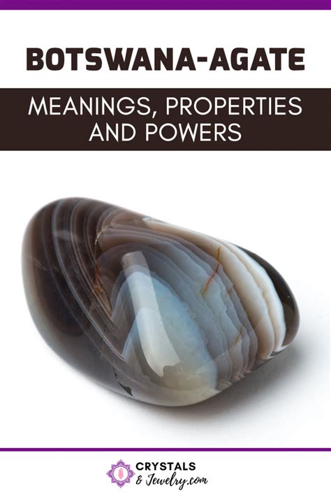 Botswana Agate: Properties and Transformative Applications