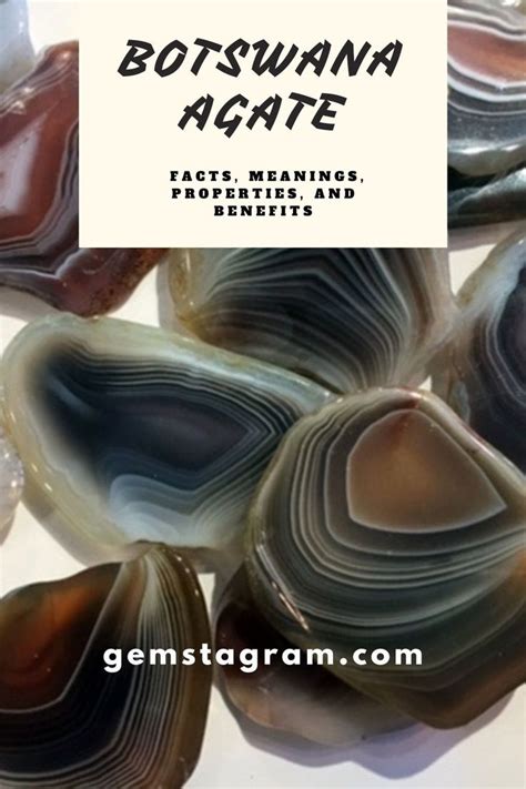 Botswana Agate: Unveiling the Properties and Benefits of a Remarkable Gemstone