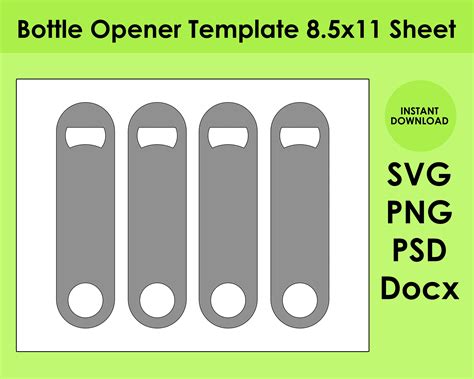 Bottle Opener Template