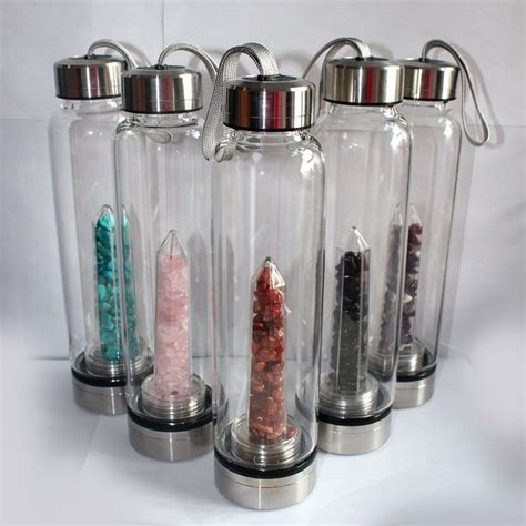 Bottles with Crystals: An Enchanting Fusion of Nature and Radiance