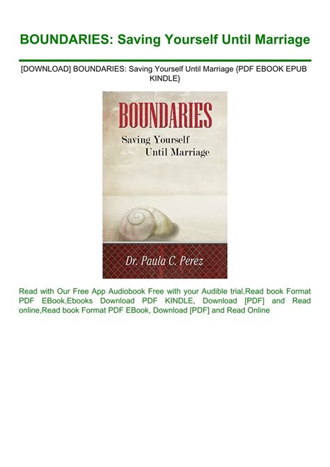 Boundaries In Marriage Ebook Doc