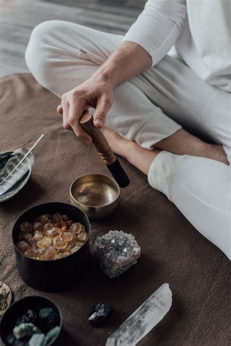 Bowl with Crystals: A Serene and Spiritual Practice for Personal Growth and Healing